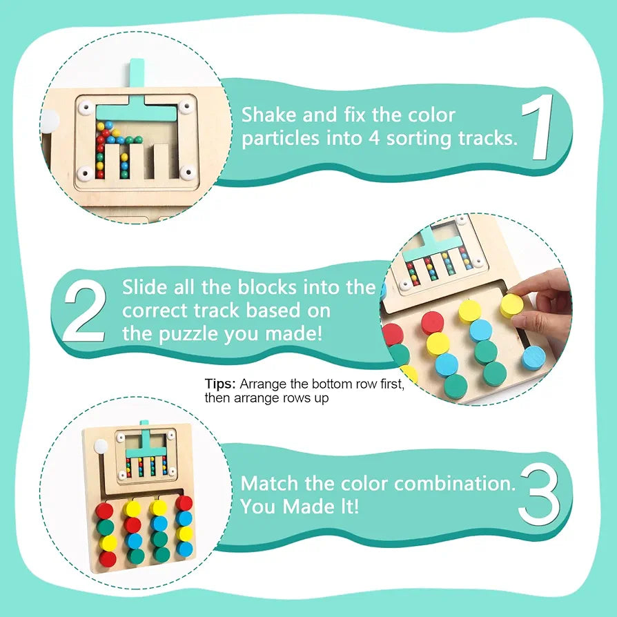 Color Matching Puzzles Toddler and Preschool Learning - LittleOzKid