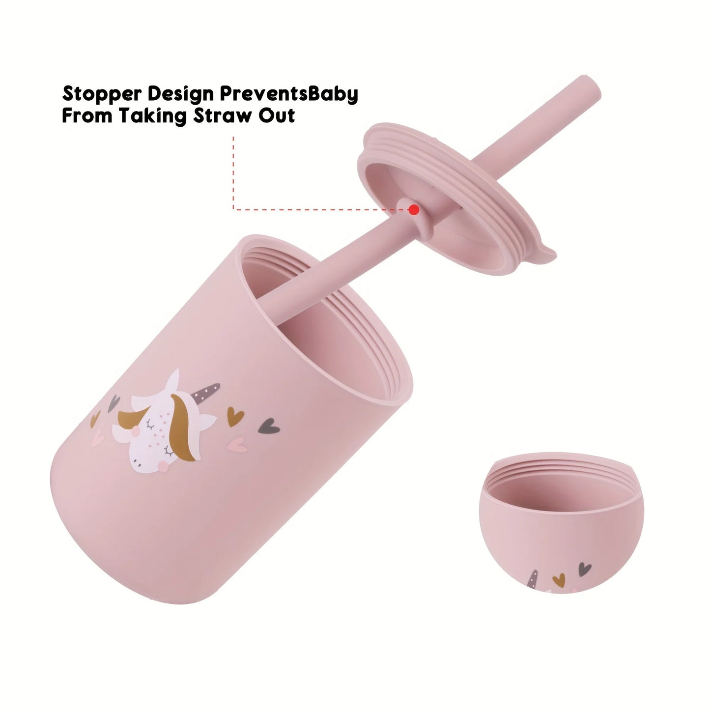 Silicone Sippy Cup - Toddler Water Bottle (BPA-Free) - LittleOzKid