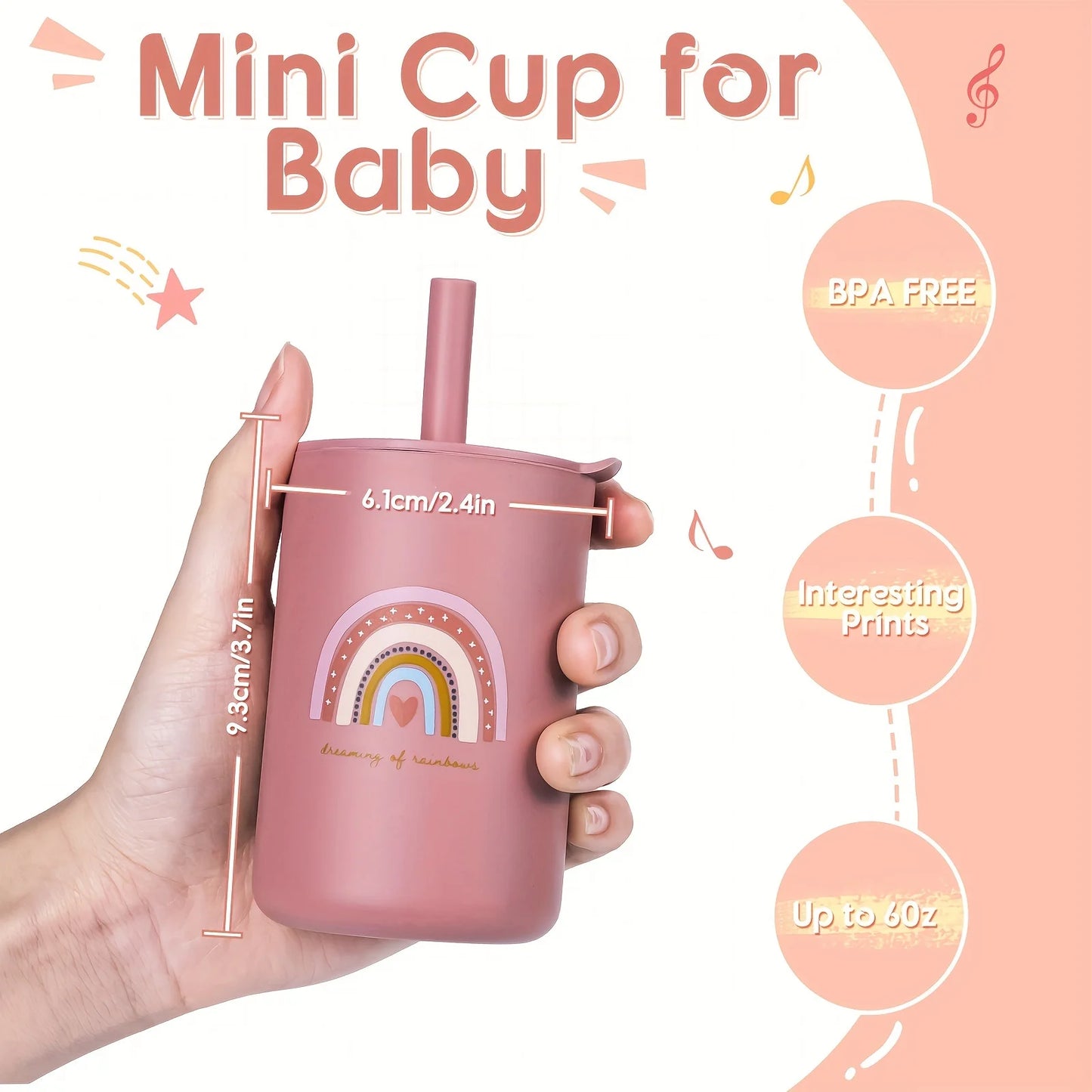 Silicone Sippy Cup - Toddler Water Bottle (BPA-Free) - LittleOzKid