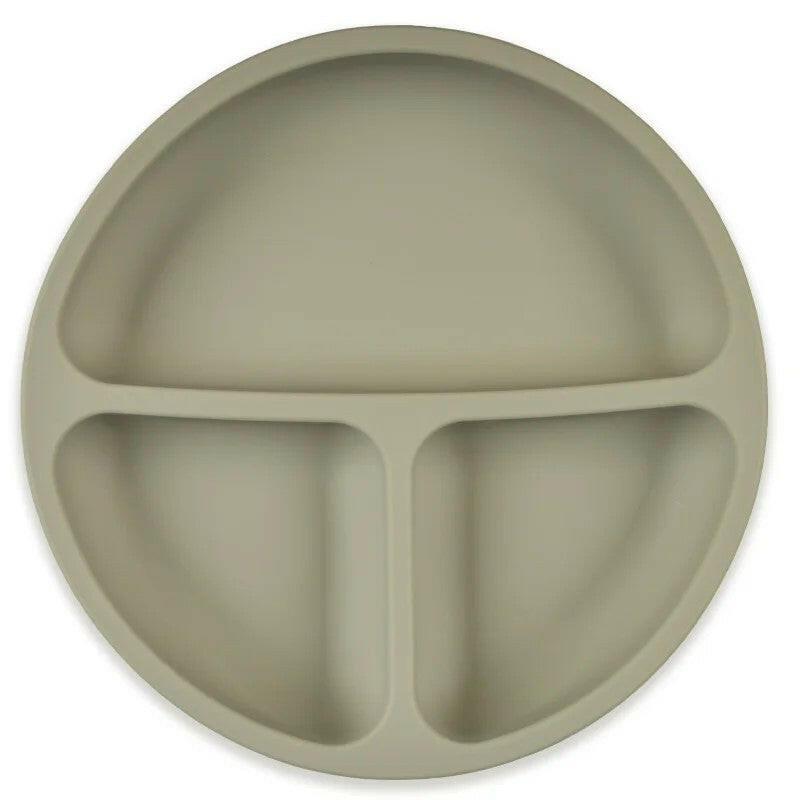 Silicone Suction Divided Plate Baby Children Toddler Feeding(BPA Free) - LittleOzKid
