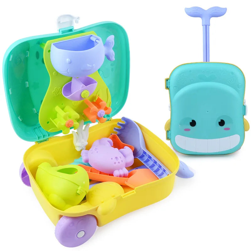 Beach Sand Play Toys for Kids, Sand Bucket Pit Tool, Outdoor Toys for Children - LittleOzKid