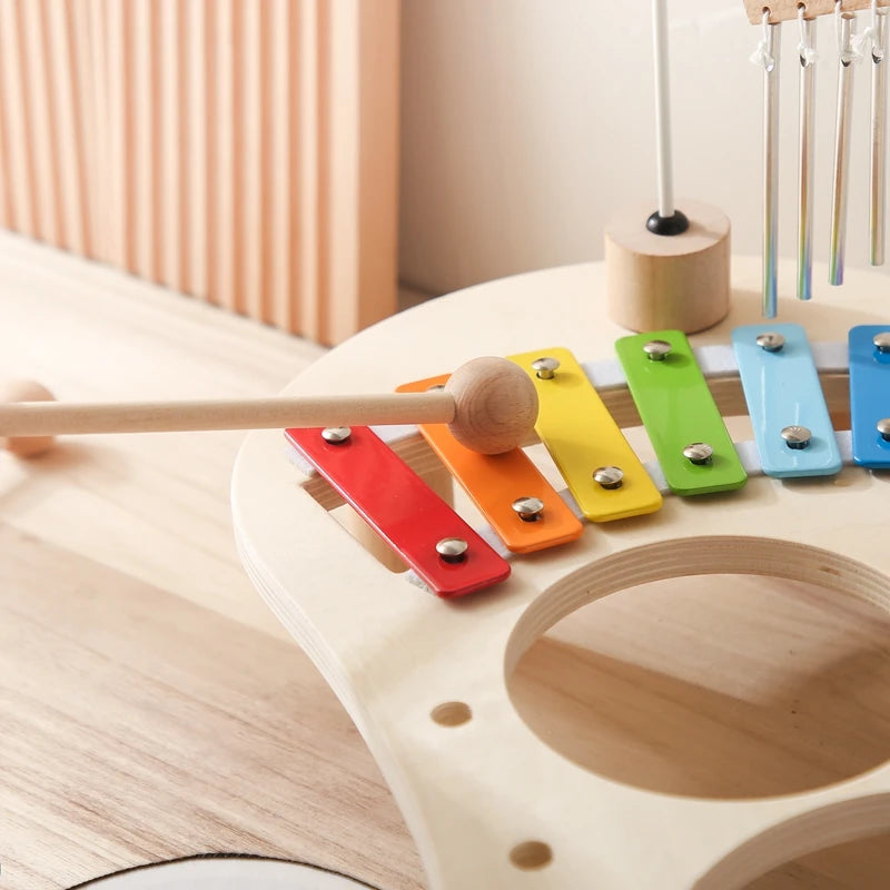 7 in 1 Montessori Percussion Set, Kids Musical Instruments, Xylophone Drum Kit