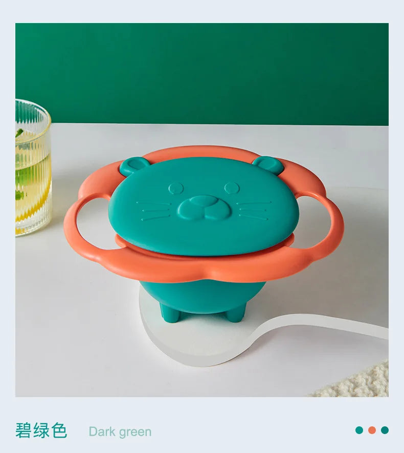 Baby Gyro 360 degree rotatable baby feeding bowl