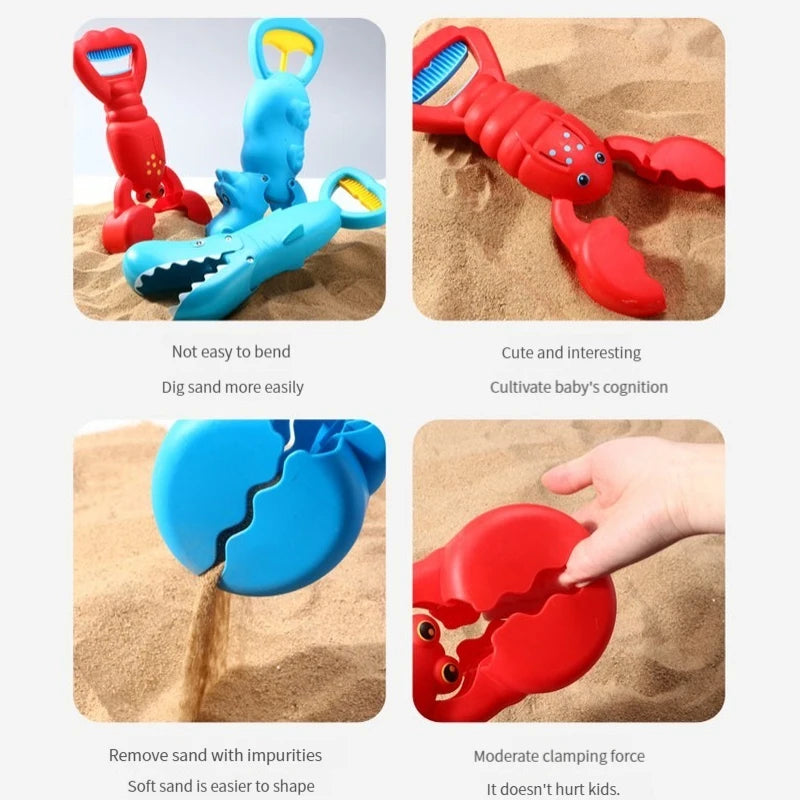 Beach Toys Sand Playing and Grabber Baby Bath Toys - LittleOzKid