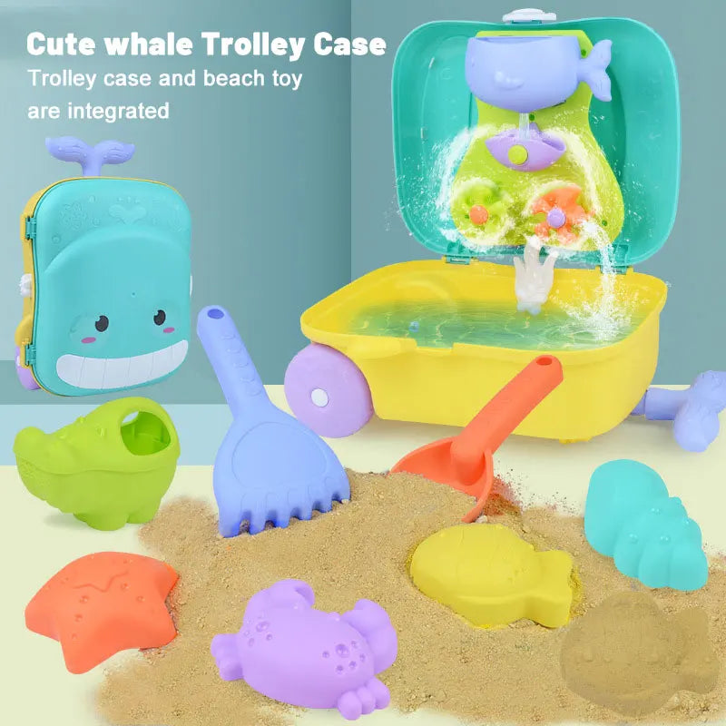 Beach Sand Play Toys for Kids, Sand Bucket Pit Tool, Outdoor Toys for Children - LittleOzKid
