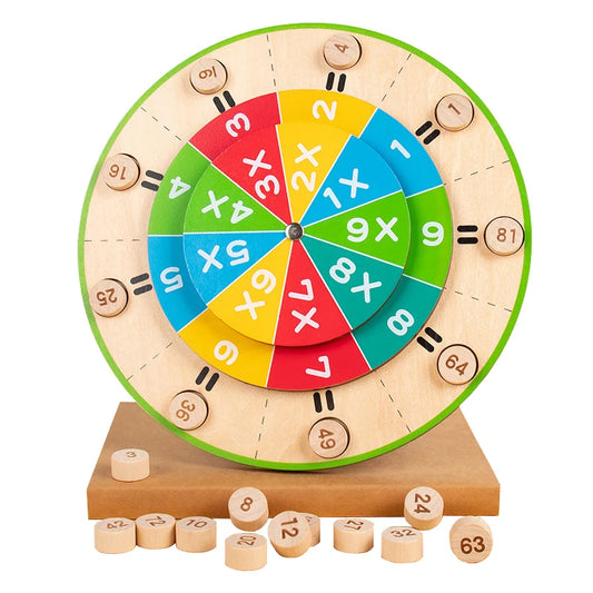 Montessori Math Multiplication Wooden Board Toy for Kids
