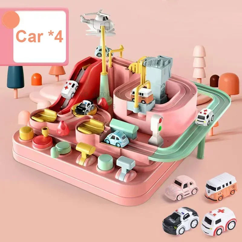 Racing Rail Car Game Educational Toys