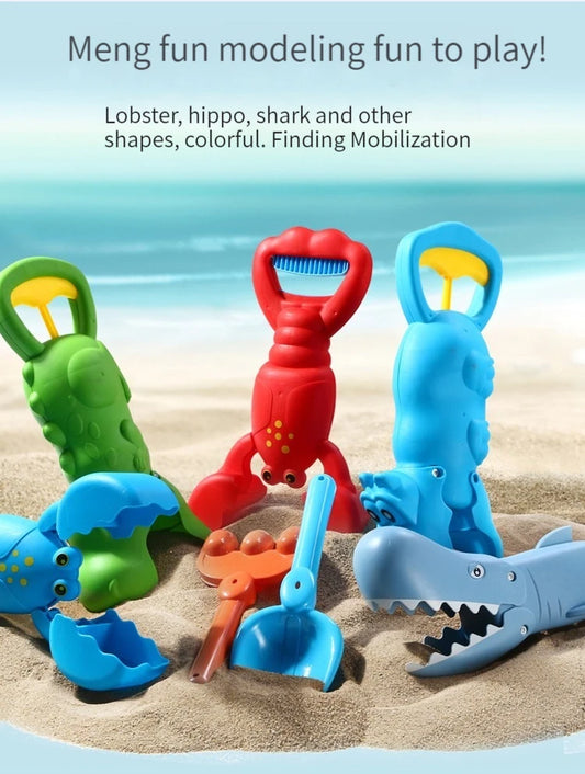 Beach Toys Sand Playing and Grabber Baby Bath Toys - LittleOzKid
