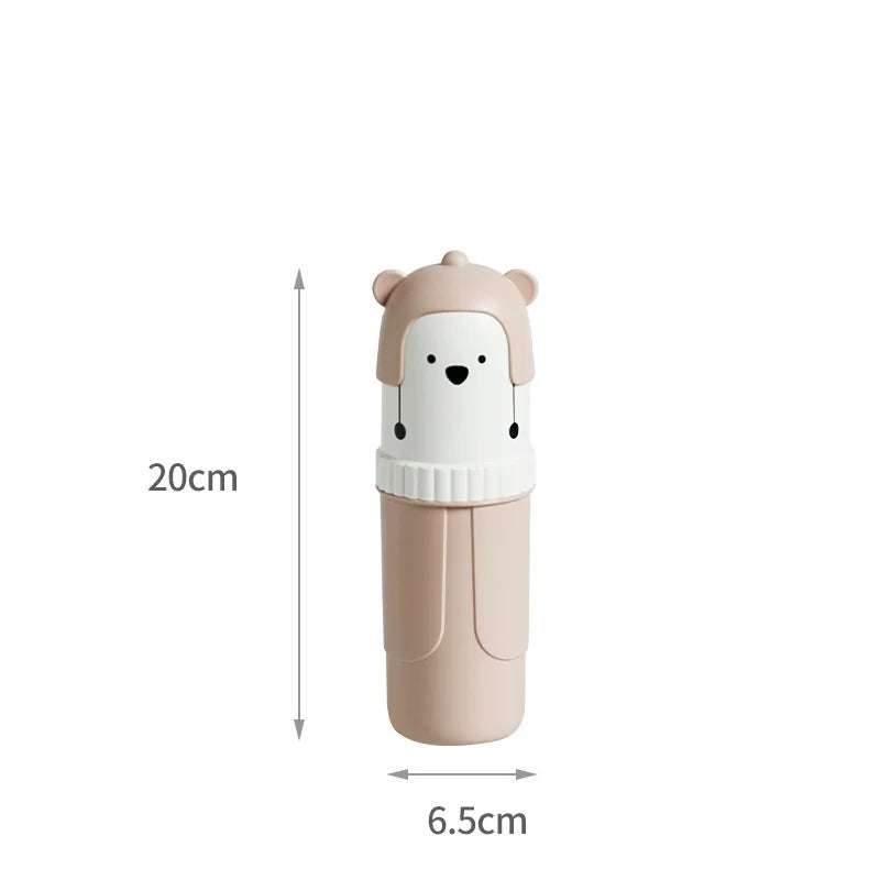 Portable Travel Toothbrush Cup & Toothpaste Holder Case