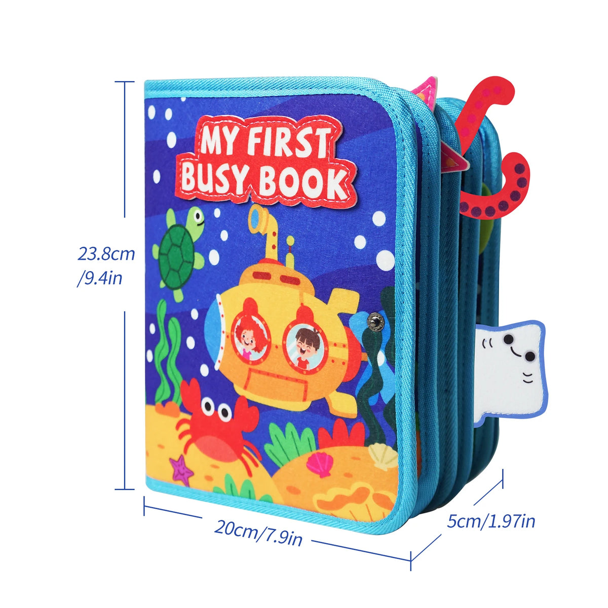 20 in 1 Montessori Ocean Busy Felt Quiet Book