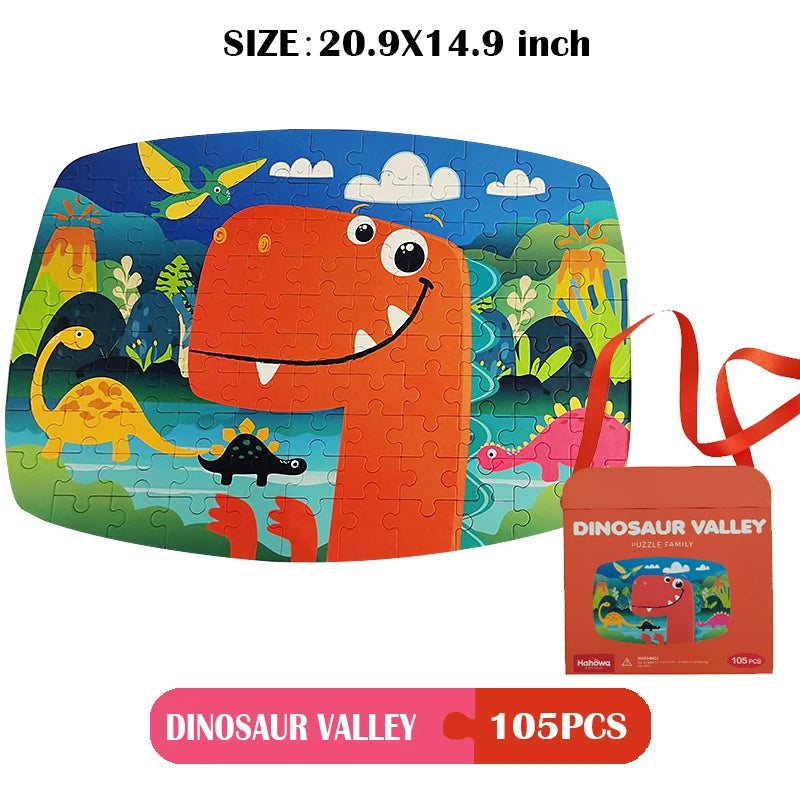 Unique Montessori Animal jigsaw Puzzle With Box