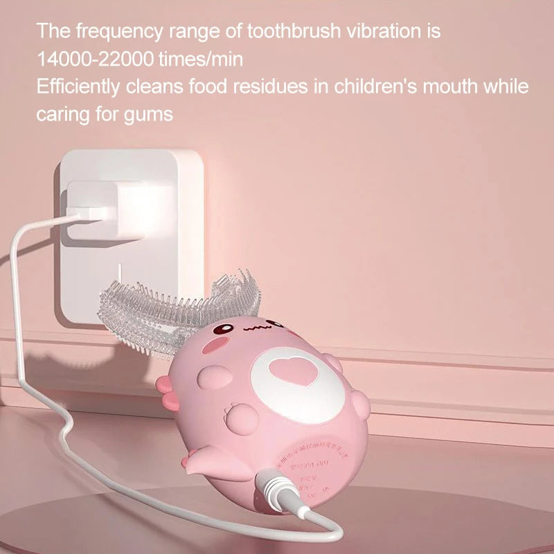Kids U-shaped Electric Toothbrush (Silicon) - LittleOzKid