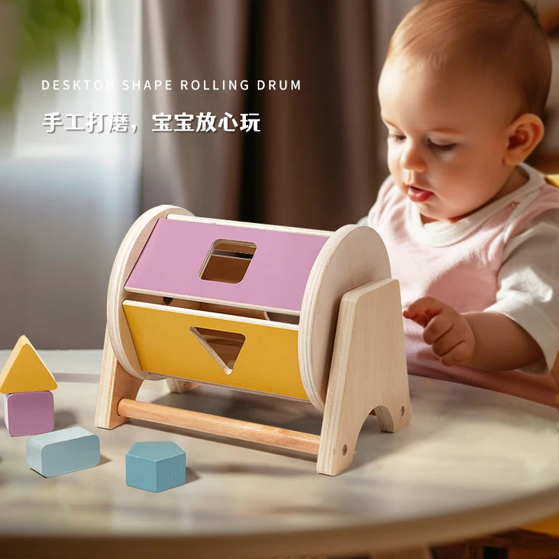 Baby Early Childhood Education, Handheld Bell, Ringing Instrument, Soothing Bed Bell, Wooden Gripping, Chewing Toy