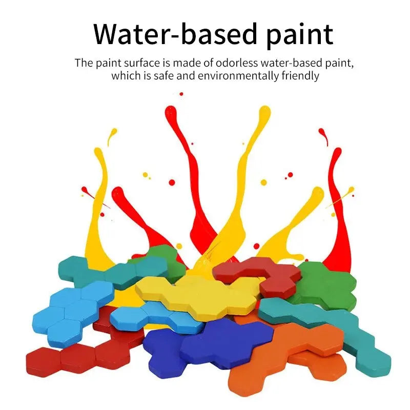 Geometric Tangram Jigsaw Puzzle - LittleOzKid