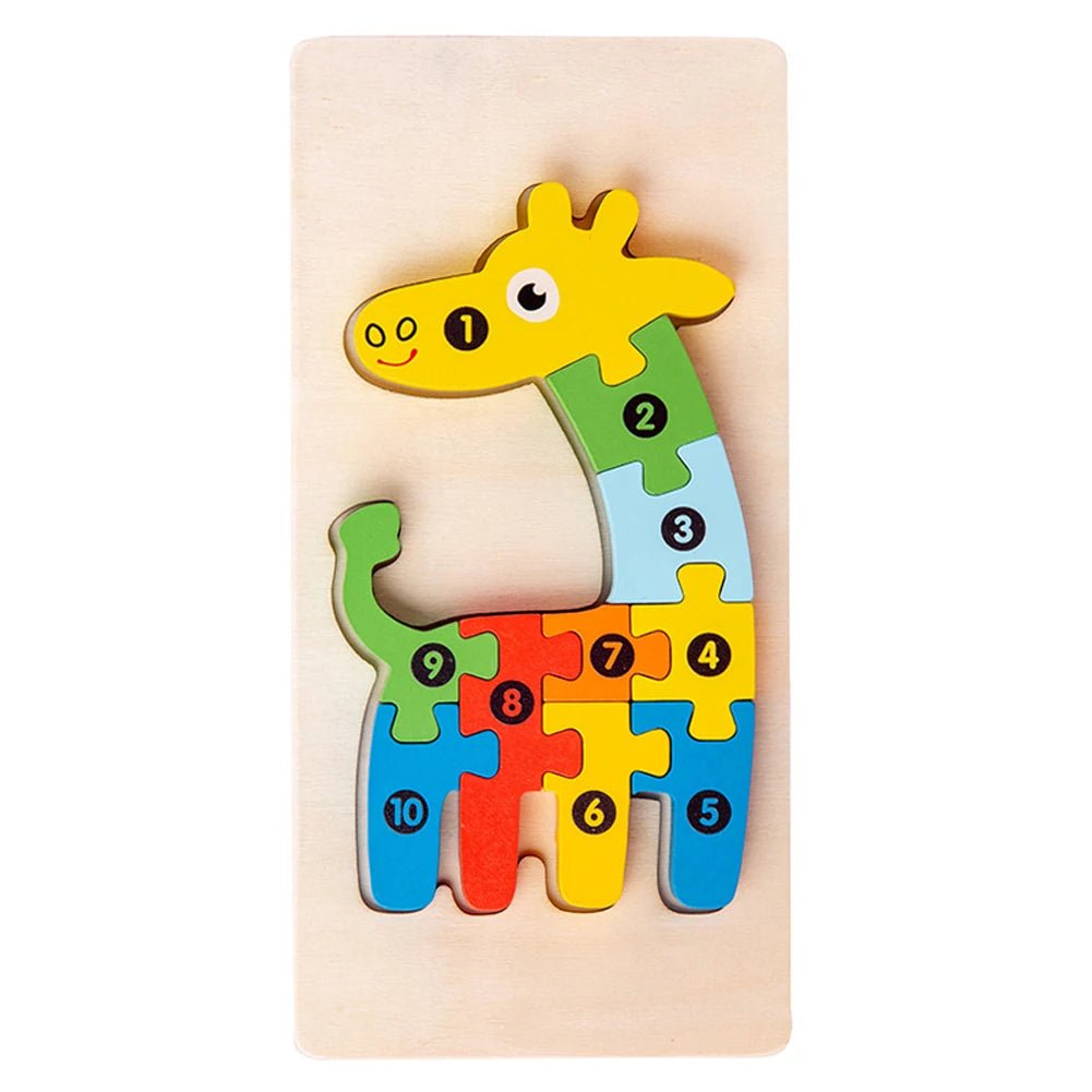 3D Wooden Animal Puzzles - LittleOzKid