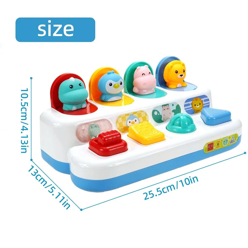 PopUp Toy Baby Interactive Pop-up Switch Box Animal Toys