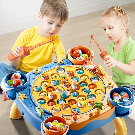 Magnetic Fishing Play Table with Music - LittleOzKid