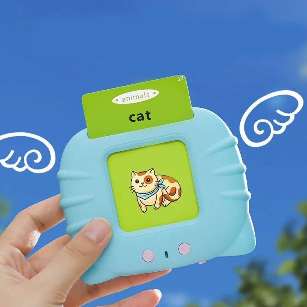 Talking Flash Card Learning Toys, Electronic Audio Book Machine for Kids - LittleOzKid
