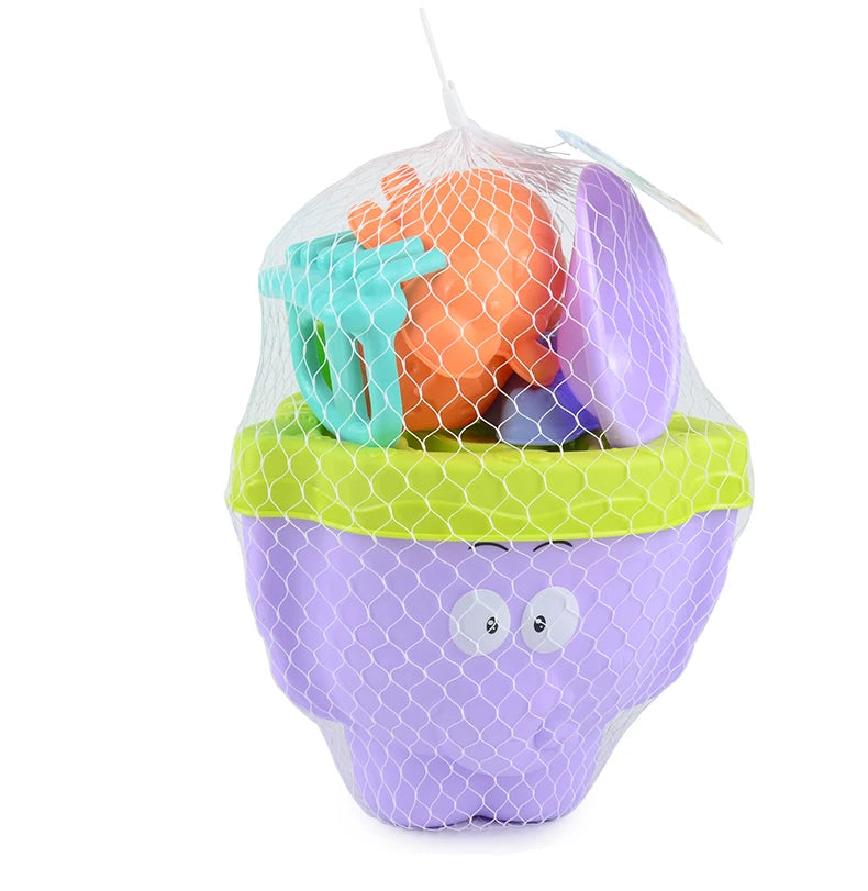 9 PCS Children's Beach Toys, Digging Sand Playing Sand Tools Playing Water Bucket Shovel - LittleOzKid