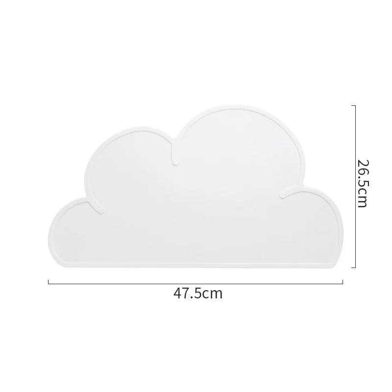 Silicone Cloud Baby Placemat BPA Free Table Place Mat Mess Free - LittleOzKid