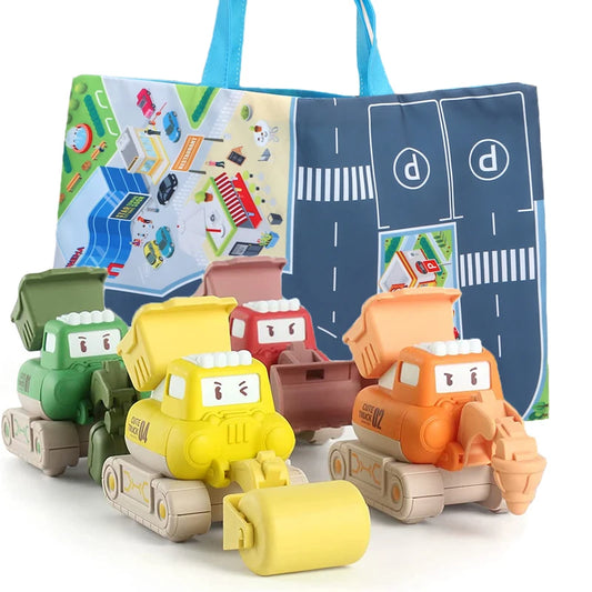 Soft Car Toy Set with Play Mat - LittleOzKid
