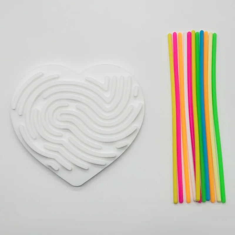 Children's puzzle silicone sensory activity board