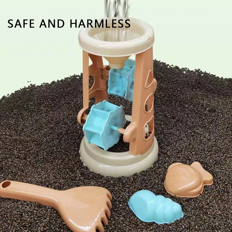 5 to 15 Piece Beach Bucket Play Set Kids Toy with Shovel Sand Moulds, Truck - LittleOzKid