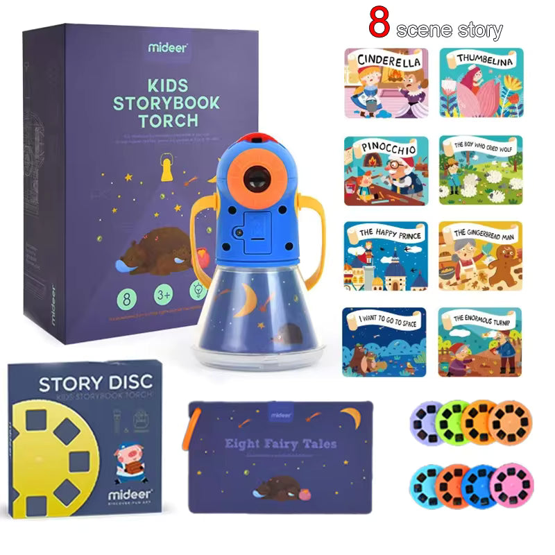 Multifunctional Children's Story Projector, Early Education Story Machine and Sleeping Lamp
