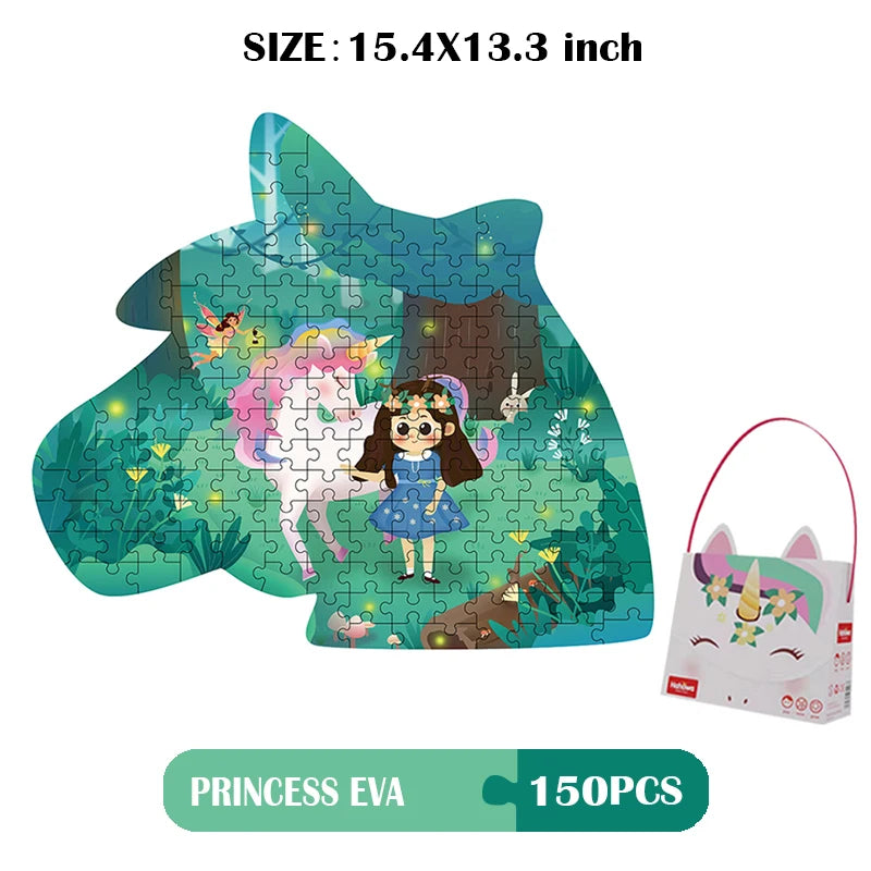 Unique Montessori Animal jigsaw Puzzle With Box