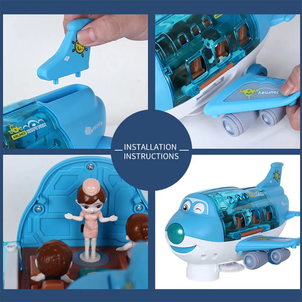 Musical Electric Airplane Toy for kids