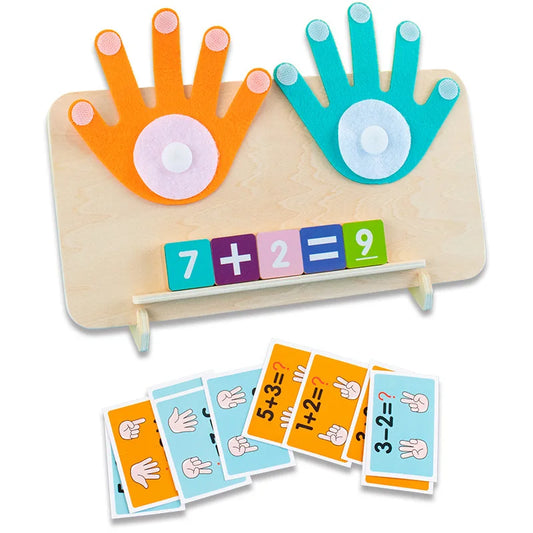 Montessori High Five Math Toy, Counting Early Learning Educational Toys