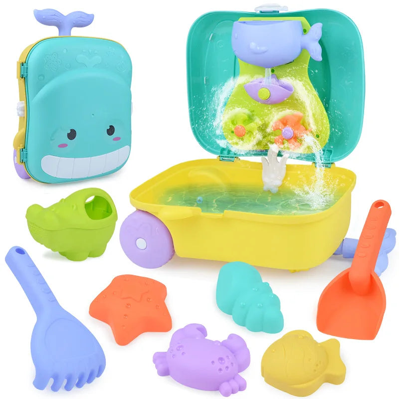 Beach Sand Play Toys for Kids, Sand Bucket Pit Tool, Outdoor Toys for Children - LittleOzKid