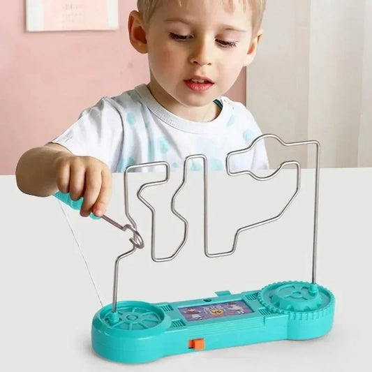 4Pcs Kids Collision Electric Shock Toy, Education Electric Touch Maze Game