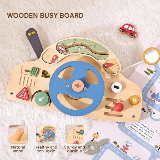 Montessori Toy Steering Wheel - LittleOzKid
