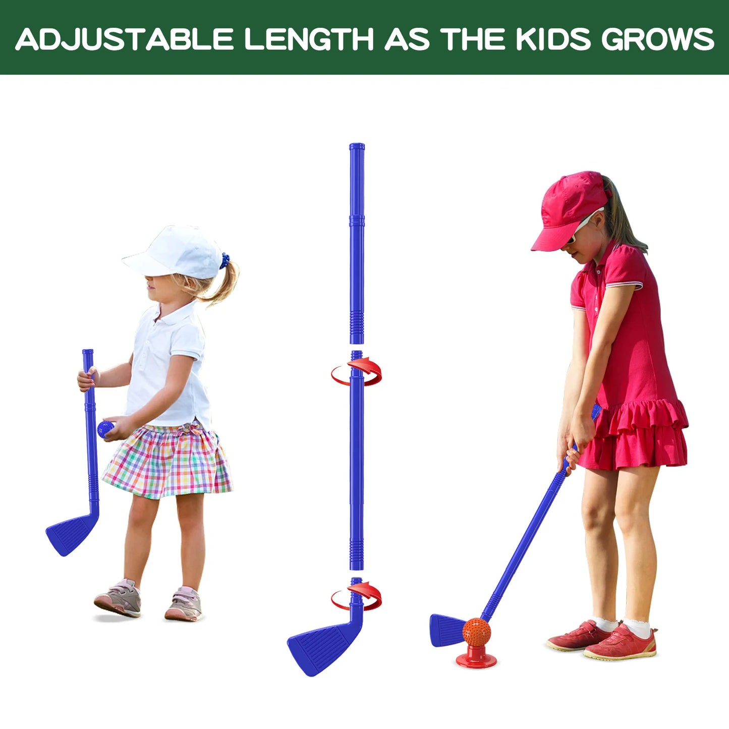 Golf Set Kids Mini Clubs, Outdoor Paly Toy for Toddlers
