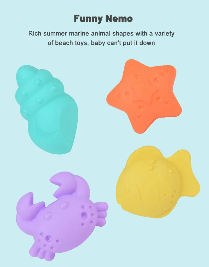 Beach Sand Play Toys for Kids, Sand Bucket Pit Tool, Outdoor Toys for Children - LittleOzKid