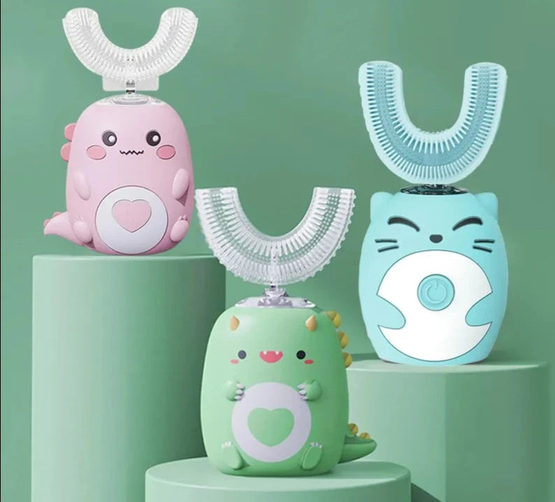 Kids U-shaped Electric Toothbrush (Silicon) - LittleOzKid