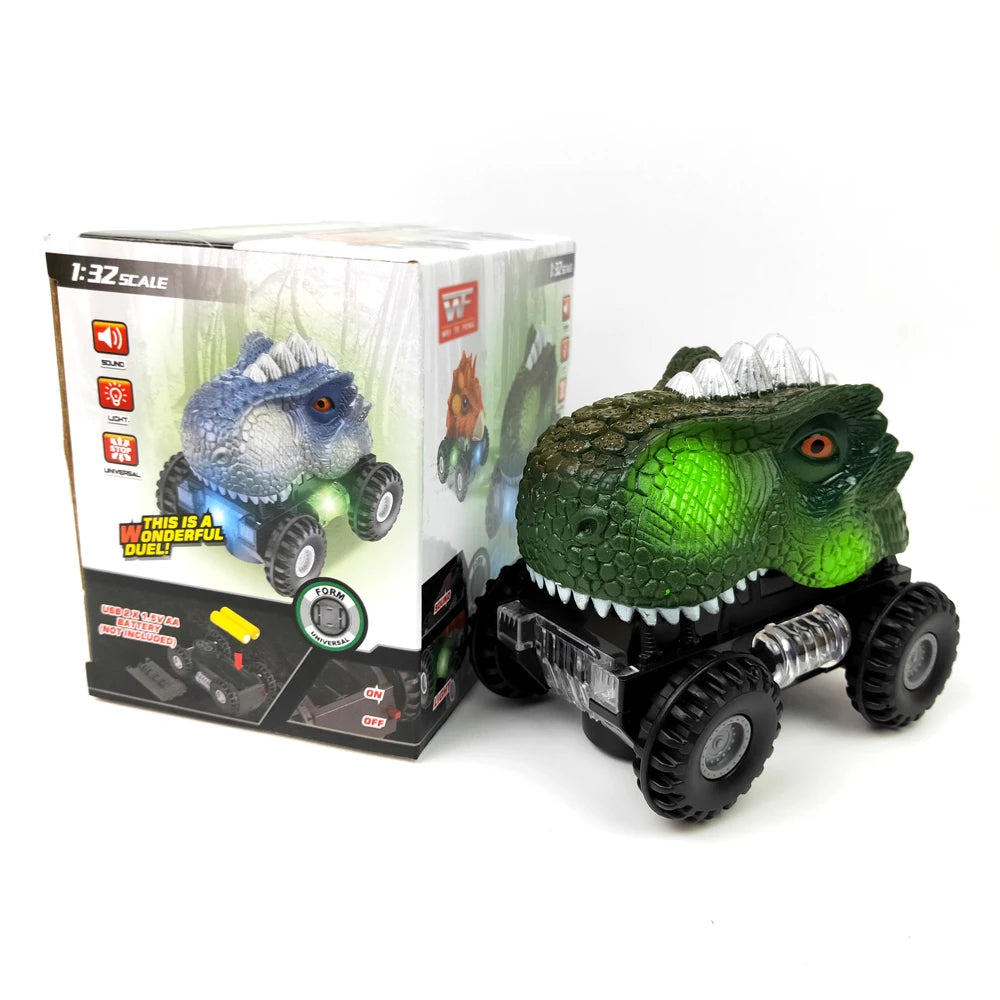 Electric Dinosaur Toy Car for Kids, T_Rex Car