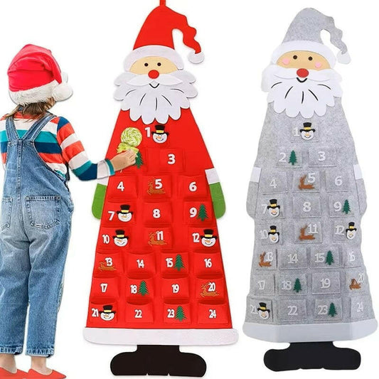 Montessori Felt Christmas Tree Calendar - LittleOzKid