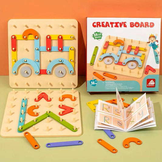 Nailboard Montessori Sensory Toy - LittleOzKid