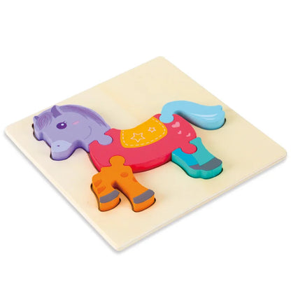 High Quality Baby 3D Wooden Educational Cartoon Puzzle (Get 4 for $64)