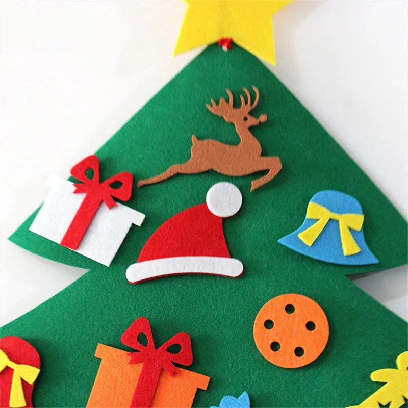 Montessori Felt Christmas Tree Calendar - LittleOzKid