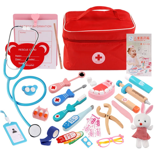 Wooden Pretend Play Doctor Educational Toy - LittleOzKid