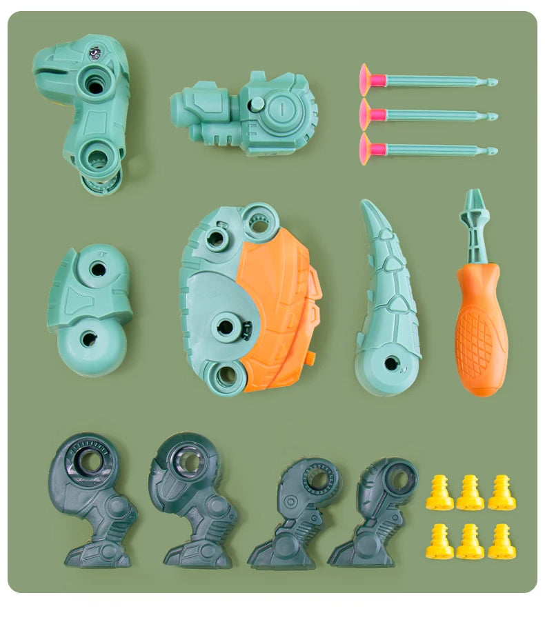 Montessori Dinosaur Puzzles Screwdriver Tool for Kids - LittleOzKid