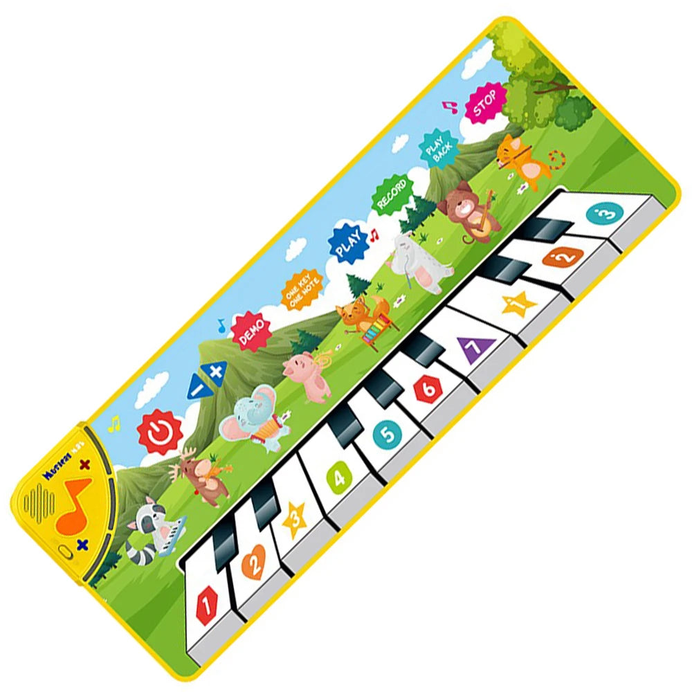 Foldable Musical Piano Mat, Keyboard Dance Mat for Kids & Toddlers
