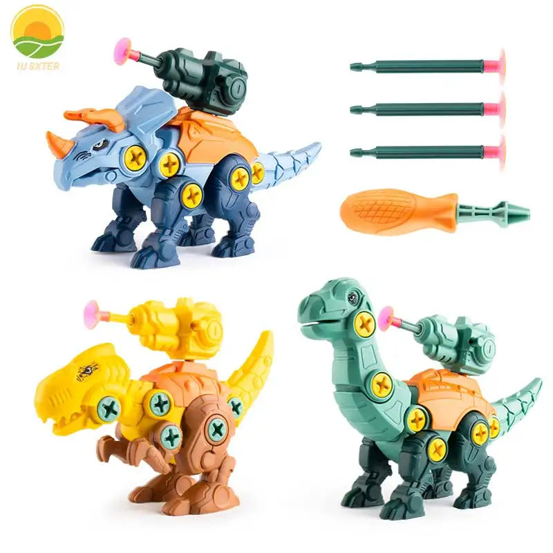 Montessori Dinosaur Puzzles Screwdriver Tool for Kids - LittleOzKid