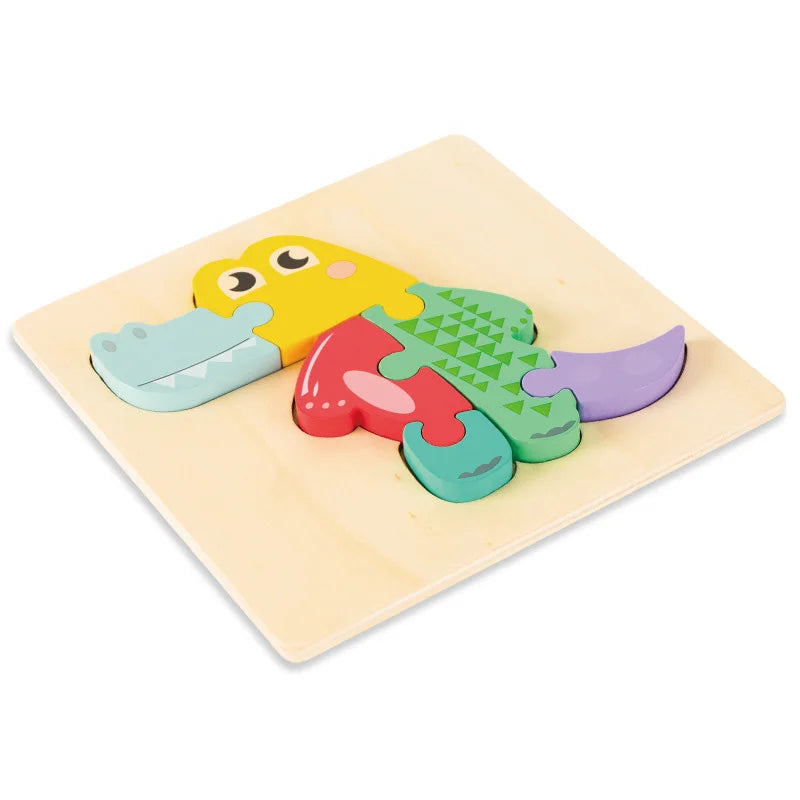 High Quality Baby 3D Wooden Educational Cartoon Puzzle (Get 4 for $64)