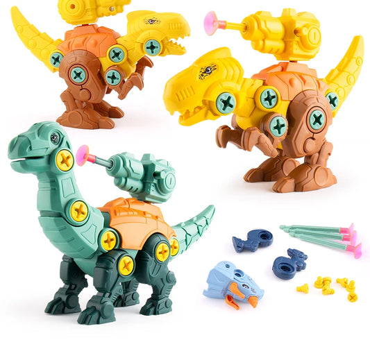 Montessori Dinosaur Puzzles Screwdriver Tool for Kids - LittleOzKid