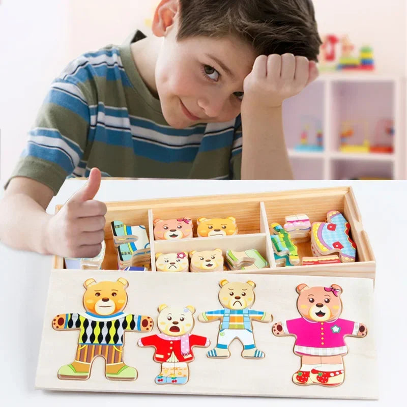Montessori Changing Clothes Board - LittleOzKid