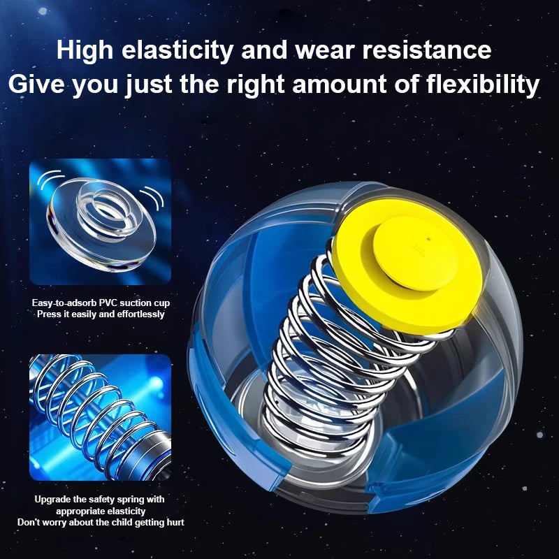 Magic LED Flying Saucer Hop Ball - Outdoor Sports Fitness Game for Kids